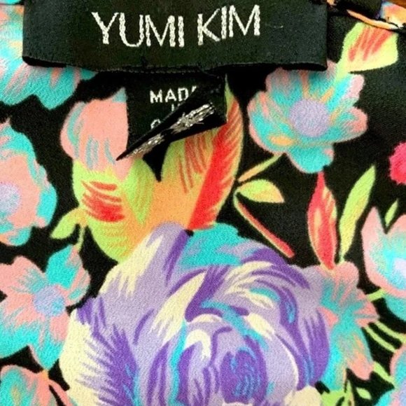 Yumi Kim Floral Mini Dress - Black, Purple, Red - Picture 5 of 6
